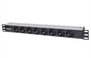 Intellinet 714037 19" 1U Rackmount 8-Output PDU