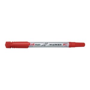 Flomaster Pilot, permanent Twin Marker CD-DVD, SCA-TMCD-R, 0,8 mm, crveni
