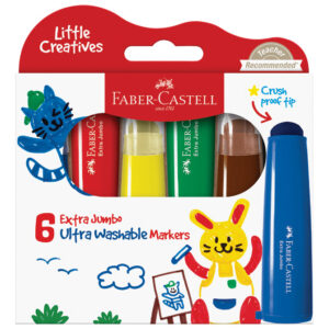 Flomaster školski 6boja Jumbo extra Faber Castell 155209 blister