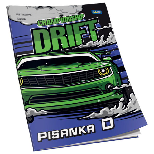 Obrazac školski pisanka "D" za 4razred Educa