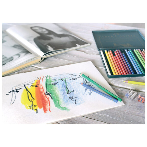 Boje drvene  24boje metalna kutija Polychromos Faber-Castell 110024 - Slika 4