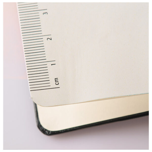 Notes A6 karo 96L šamoa 80g s gumicom Kompagnon Brunnen 10-55218-05 crni - Slika 6