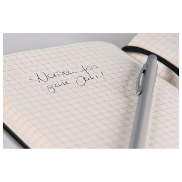Notes A6 karo 96L šamoa 80g s gumicom Kompagnon Brunnen 10-55218-05 crni - Slika 8