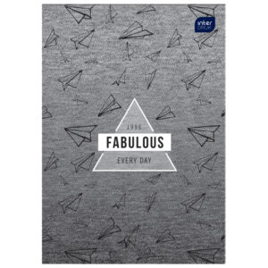 Blok za bilješke A6 karo  50L s naslovnicom Interdruk