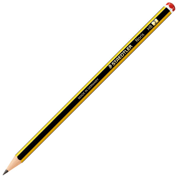 Olovka grafitna HB Noris pk12+gumica Staedtler 61 120P1 blister - Slika 2