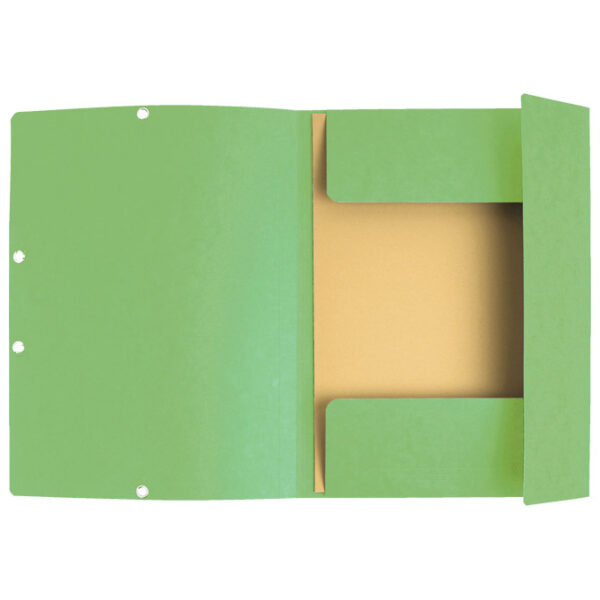 Fascikl klapa s gumicom chartreuse A4 Exacompta 55513E limeta zeleni - Slika 2