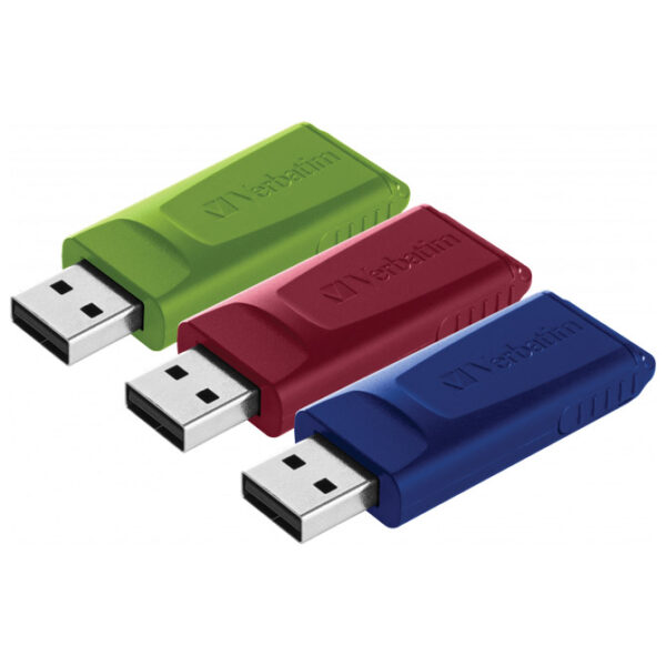 Memorija USB 3x16GB 2.0 Store'n'Go Slider Verbatim 49326 sortirano blister - Slika 2