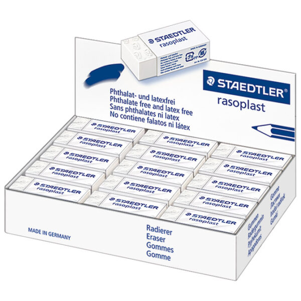 Gumica Rasoplast Staedtler 526 B30 bijela-KOMAD - Slika 2