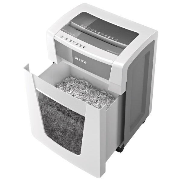 Uništavač dokumentacije  15 listova MicroCut IQ Pro Leitz 80050000 bijelo/sivi - Slika 2