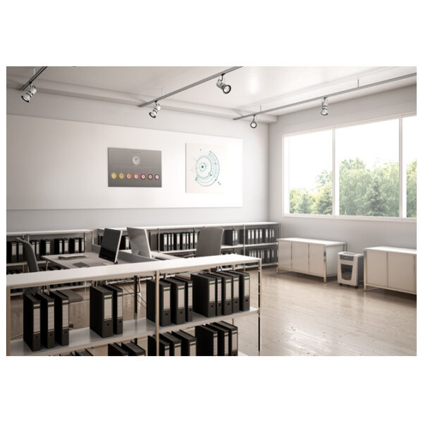 Uništavač dokumentacije  15 listova MicroCut IQ Pro Leitz 80050000 bijelo/sivi - Slika 4