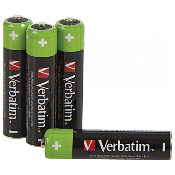 Baterija za punjenje 1,2V AAA pk4 Verbatim 49514 LR03 blister - Slika 2
