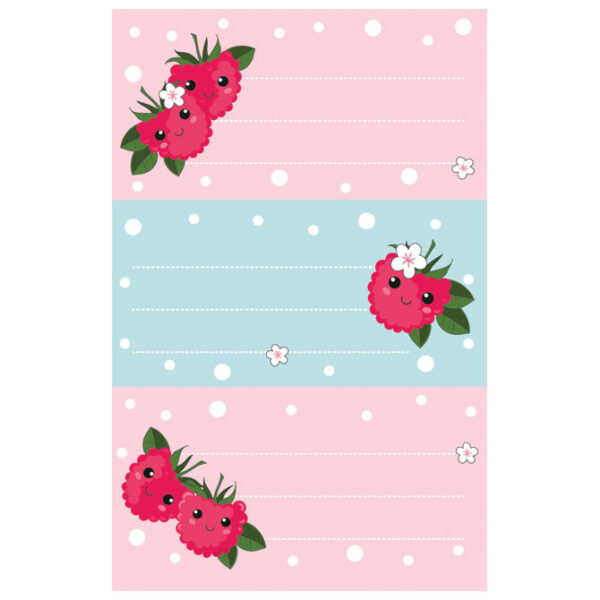 Etikete školske papir maline Herlitz 50034291 blister - Slika 2