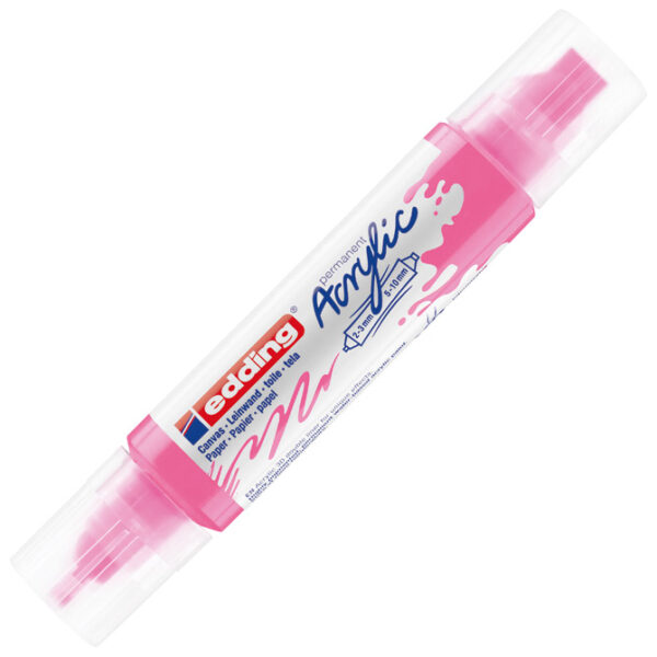 Boja akrilna u tubi obostrana 3D Edding 5400069 fluorescentno roza - Slika 2