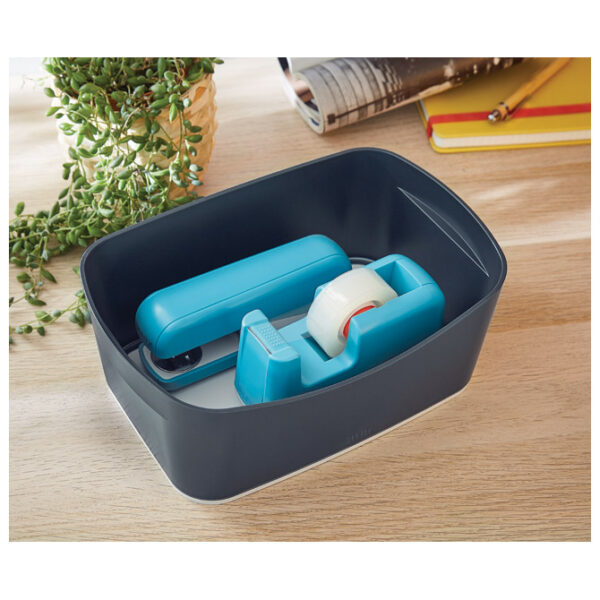 Stalak s trakom ljepljivom Cosy Leitz 53670061 plavi/bijeli blister - Slika 3