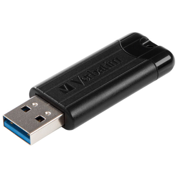 Memorija USB128GB 3.0 PinStripe Verbatim 49319 crna blister - Slika 2