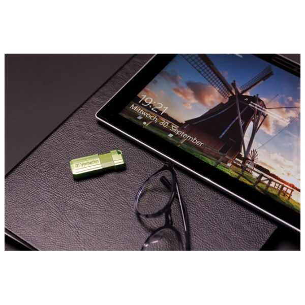 Memorija USB 64GB 2.0 PinStripe Verbatim 49964 zelena blister - Slika 5