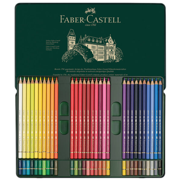 Boje drvene  60boja metalna kutija Polychromos Faber-Castell 110060-SELECTIVE - Slika 2