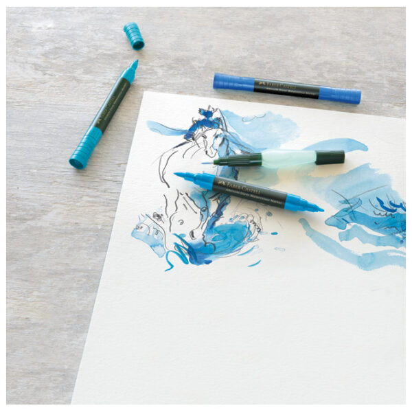Marker obostrani akvarel 30boja Albrecht Dürer Faber-Castell 160330 sortirano-SELECTIVE - Slika 5