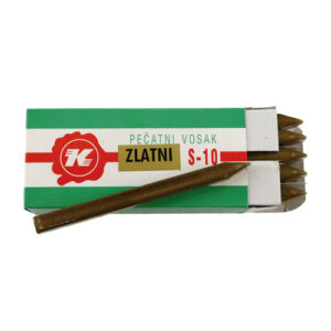 Vosak pečatni za vruće pečaćenje Karbon, zlatni 10/1