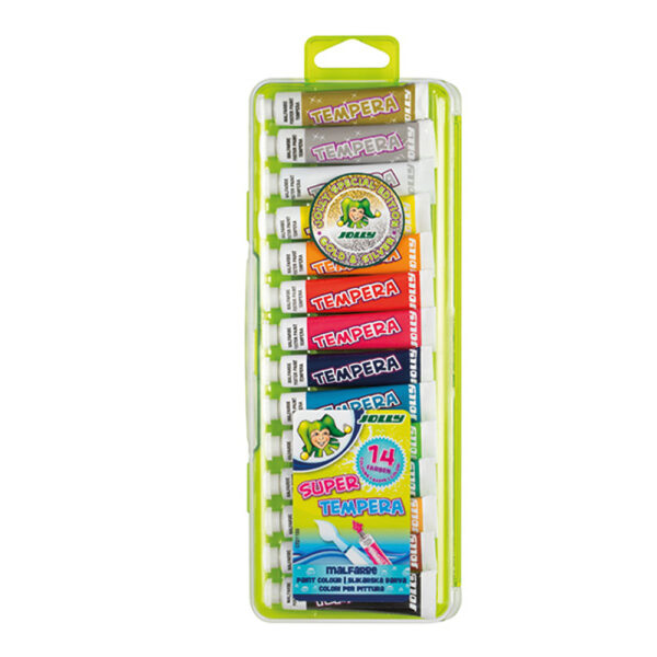 Boje tempere Jolly 14/1, 7,5 ml, u plastičnoj kutiji