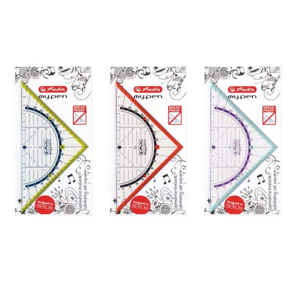 Trokut 16 cm, Herlitz, sort