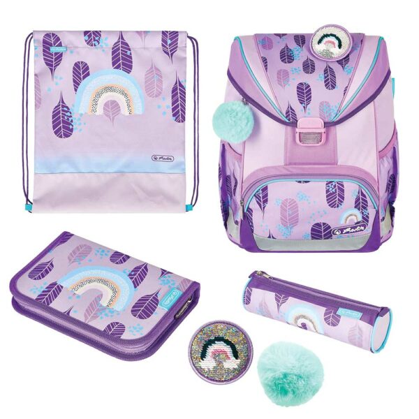 Torba školska set Herlitz 7698 Ultralight Perje