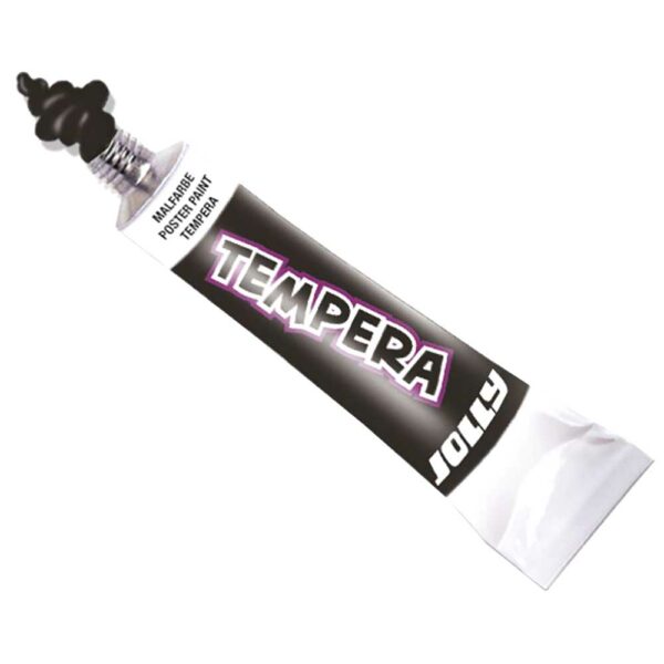 Boja tempera, crna, 7,5 ml, Jolly