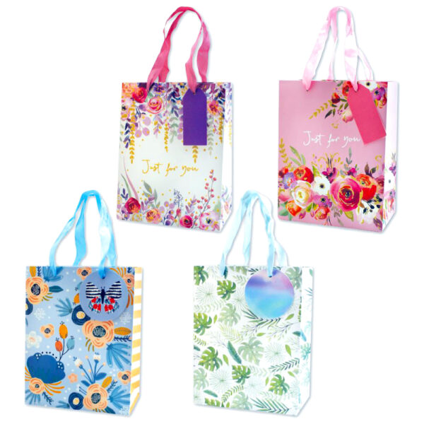 Vrećica ukrasna Spree art.45000, 18x10x23cm, Flowers