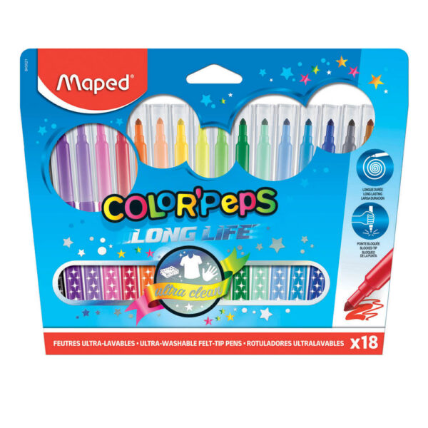 Flomasteri školski Maped Color'Peps Long life 18/1 MAP845021