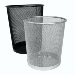 Koš za papir, Topstar, CQY-5001B, žičani, crni, 305x355mm