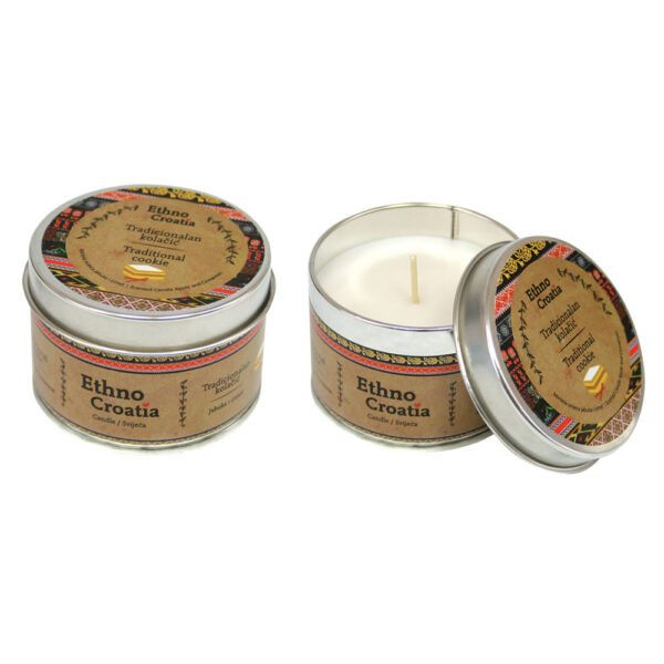 Svijeća mirisna 115g Tradicionalni kolačić Ethno Croatia P5 230505-EC