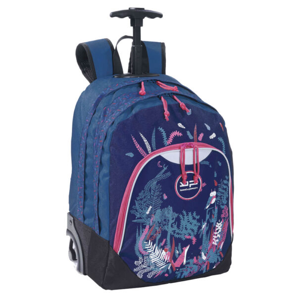 Torba školska Bodypack na kotačima Šuma plava MML10191