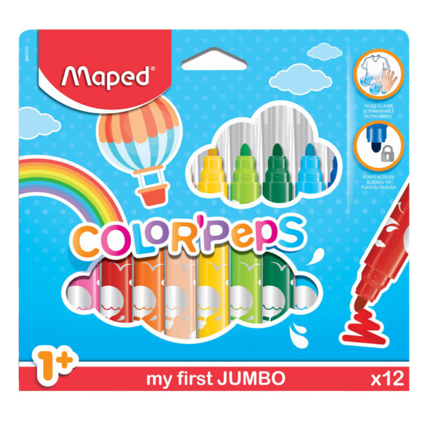 Flomasteri školski Maped Jumbo 12/1 MAP846020