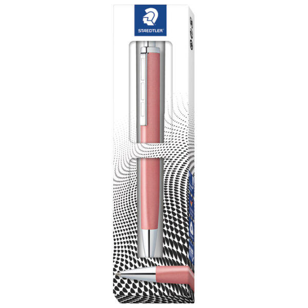 Olovka kemijska metalna Triplus Staedtler 444 M20-3 roza - Slika 2
