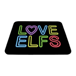 Podloga za miša Elfs neon Love Elfs