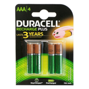 Baterija Duracell punjiva AAA, 750mAh, 4/1