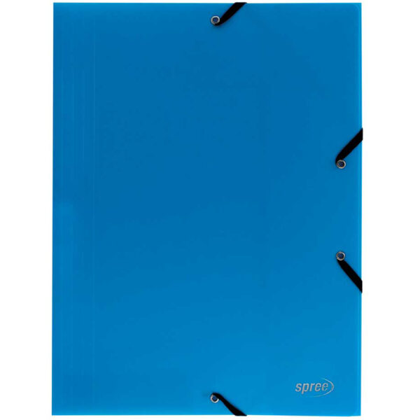 Fascikl A4 PP s gumicom, 75605, Spree, plavi