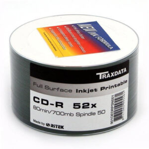 CD-R Traxdata 700 MB/80min 52x , cake, printable, 50/1