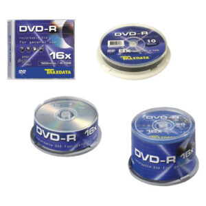 DVD-R Traxdata 4,7 GB/120 min 16x, cake, 25/1
