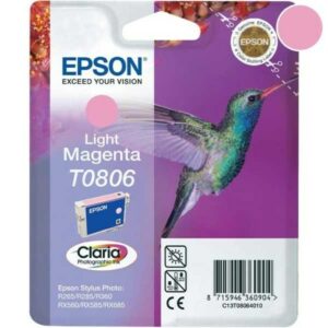 Tinta Epson T0806, light magenta, 7,4 ml