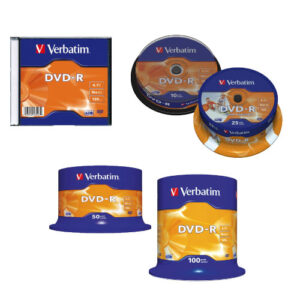 DVD-R Verbatim 4,7 GB/120 min 16x, spindle, 50/1, 43548