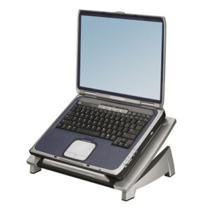 Stalak za notebook Fellowes, Office Suites, srebrni, 386x360x104 mm