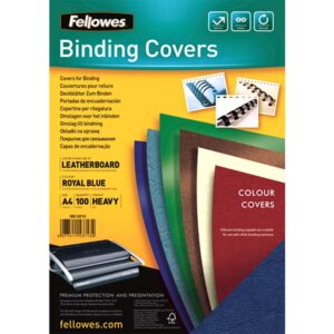Korice za spiralni uvez reljefne 250 g/m2 100/1 plave  wedgewood Fellowes