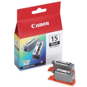 Tinta Canon BCI-15, black, twin pack, 80 str. / 5,3 ml