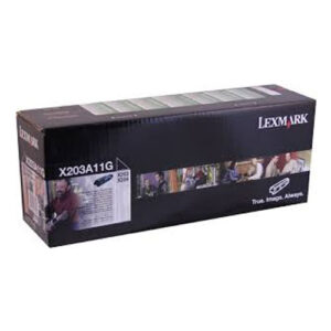 Toner Lexmark X203A11G, black