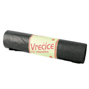 Vreće za smeće PEHD 70x110 cm 20/1, crna, 15mic