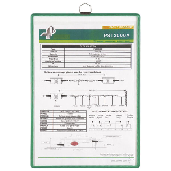 Etui viseći A4 Tarifold(Djois)154500 sivi - Slika 2