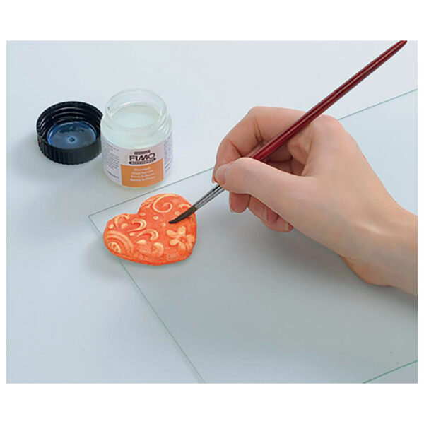 Lak za mase za modeliranje sjajni 35ml Fimo Staedtler 8704 01 BK blister - Slika 3
