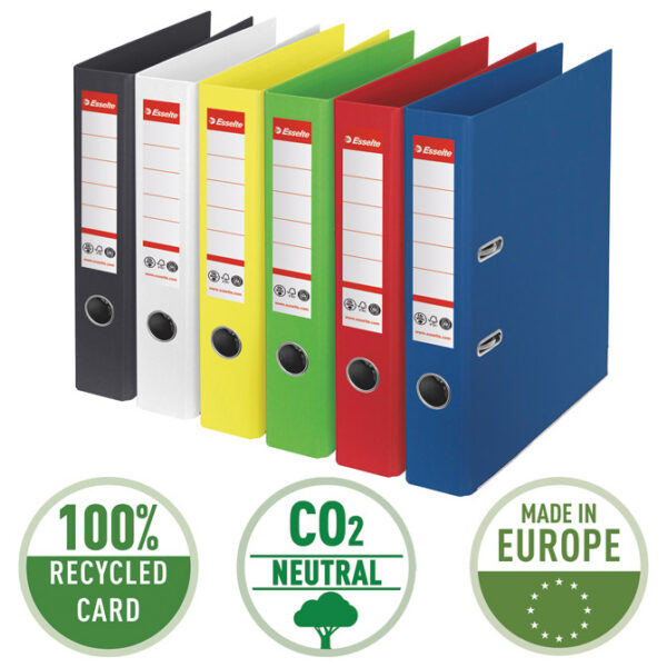 Registrator A4 uski samostojeći CO2 neutral Vivida Esselte 627573 žuti!! - Slika 4