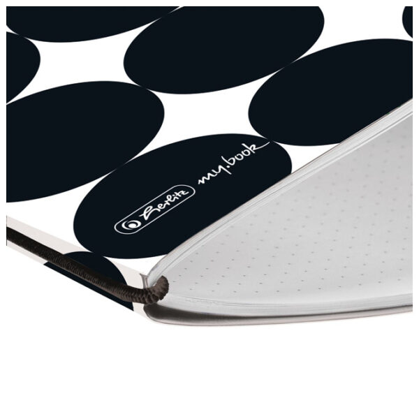 Notes A5 crte (isprekidane) 40L 80g s gumicom Just Black my.book flex Herlitz 50039784!! - Slika 5